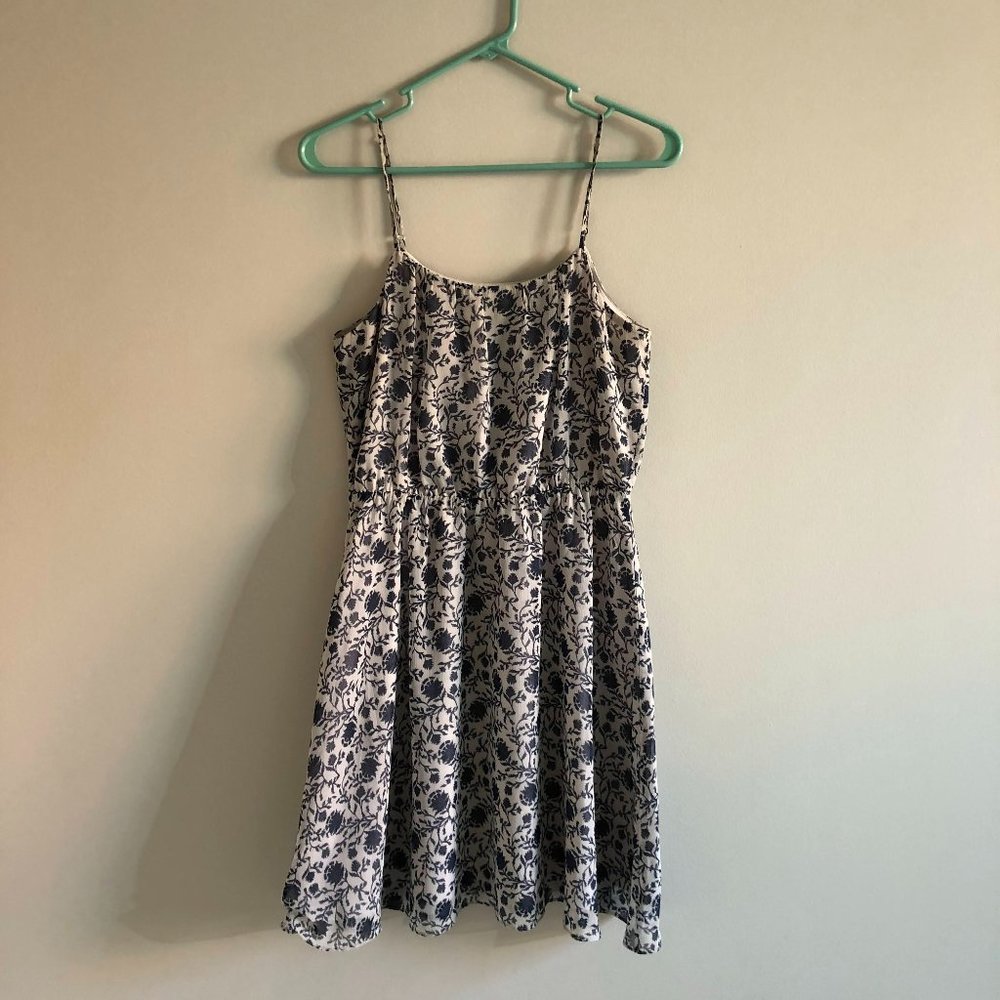 Blue Floral Lightweight Dress